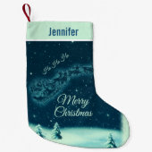 Petite Chaussette De Noël Santa and his Reindeers (Devant)