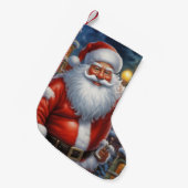 Petite Chaussette De Noël Santa Clause Joyeux Noël Bonne année (Devant (Accrochage))