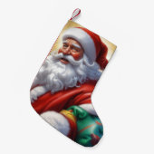 Petite Chaussette De Noël Santa Clause Joyeux Noël Bonne année (Devant (Accrochage))