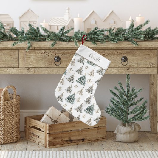 Petite Chaussette De Noël Sapin de Noël côtier