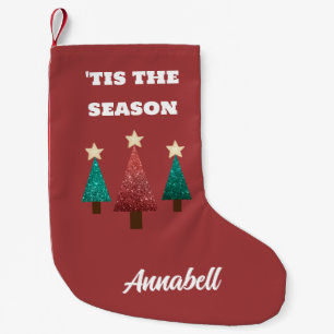 Petite Chaussette De Noël Sapins de Noël