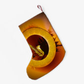 Petite Chaussette De Noël Saxophone (Dos (Accrochage))