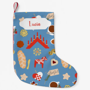 Petite Chaussette De Noël Scandinavie/Suédoise Jul Conception de pâtisseries