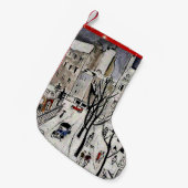 Petite Chaussette De Noël Scène De Neige À Paris, 1926 (Devant (Accrochage))