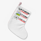 PETITE CHAUSSETTE DE NOËL SCIENCE BIOLOGY CHIMIISTRY PHYSICS (Devant (Accrochage))