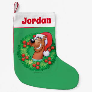 Petite Chaussette De Noël Scooby en couronne