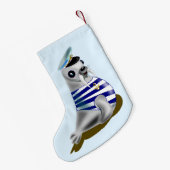 Petite Chaussette De Noël Seal Sailor Funny Christmas Stocking (Dos (Accrochage))