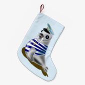 Petite Chaussette De Noël Seal Sailor Funny Christmas Stocking (Devant (Accrochage))