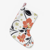 Petite Chaussette De Noël Seamless luxury pattern with flowersflower, lace,  (Devant (Accrochage))