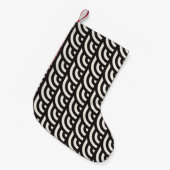 Petite Chaussette De Noël Seamless monochrome geometric pattern. Abstract st (Devant (Accrochage))