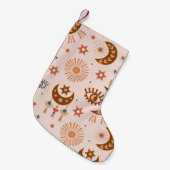 Petite Chaussette De Noël seamless pattern with celestial eye, moon, sun (Devant (Accrochage))