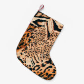 Petite Chaussette De Noël Seamless tiger, leopard and jaguar. Seamless textu (Devant (Accrochage))