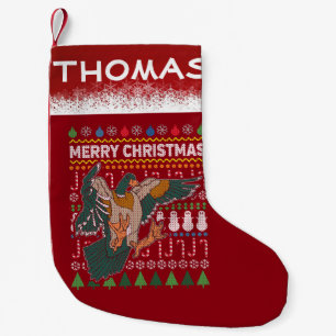Petite Chaussette De Noël Série de la faune de Chandail de Noël moche