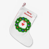 Petite Chaussette De Noël Serment de coeur de Noël (Devant (Accrochage))