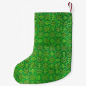 Petite Chaussette De Noël Shamrock celte irlandais Noël Stocking (Dos)