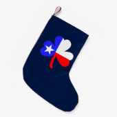 Petite Chaussette De Noël Shamrock du Texas (Devant (Accrochage))