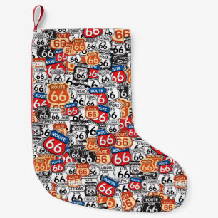 Petite Chaussette De Noël Signaux routiers de la route 66