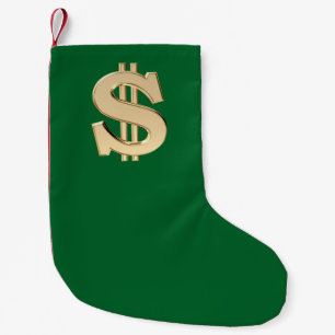Petite Chaussette De Noël signe dollar 3D