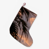 Petite Chaussette De Noël Silhouette de palmier (Devant (Accrochage))