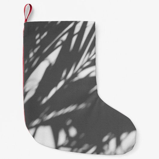 Petite Chaussette De Noël Silhouette de palmier (Devant)