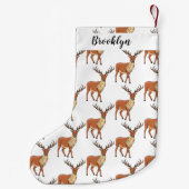 Petite Chaussette De Noël Simple dessin (Dos)