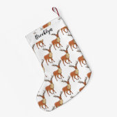 Petite Chaussette De Noël Simple dessin (Dos (Accrochage))