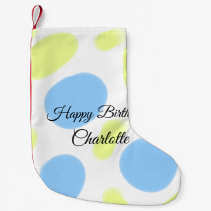 Petite Chaussette De Noël SIMPLE MINIMAL.CUTIE AJOUTER NOM BÉBÉ joyeux anniv