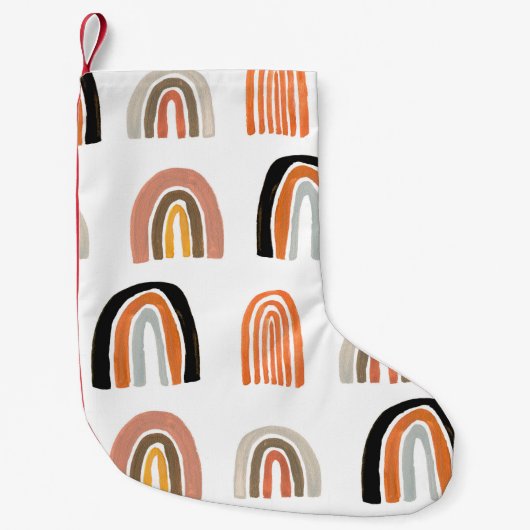Petite Chaussette De Noël Simple minimalism seamless pattern with gouache pa (Devant)