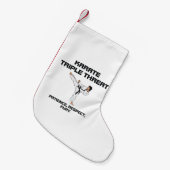 Petite Chaussette De Noël Slogan SUPÉRIEUR de karaté (Devant (Accrochage))