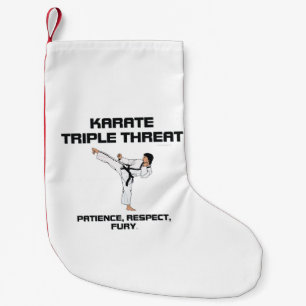Petite Chaussette De Noël Slogan SUPÉRIEUR de karaté
