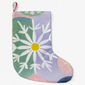 Petite Chaussette De Noël Snowflake Constellations (Devant)