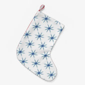 Petite Chaussette De Noël Snowflakes Christmas Stocking (Devant (Accrochage))