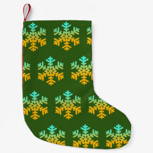 Petite Chaussette De Noël Snowflakes Custom Christmas Stocking