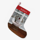 Petite Chaussette De Noël Snowman (Devant (Accrochage))