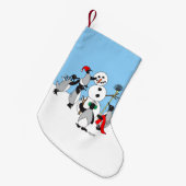 Petite Chaussette De Noël Snowman Noël Stocker (Devant (Accrochage))