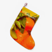 Petite Chaussette De Noël Soft Orange Fruit Aesthétique (Devant (Accrochage))