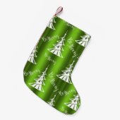 Petite Chaussette De Noël Sois Joyeux Noël Vert (Devant (Accrochage))