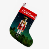 Petite Chaussette De Noël Soldat Jouet Nutcracker En Uniforme Rouge (Devant (Accrochage))