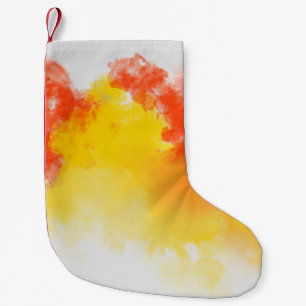 Petite Chaussette De Noël Sommaire des peintures de teintures d'aquarelle