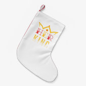 Petite Chaussette De Noël Son Roi (Devant (Accrochage))