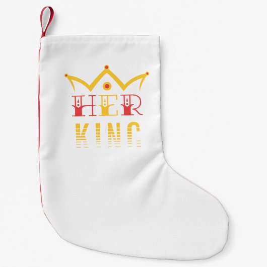 Petite Chaussette De Noël Son Roi (Devant)
