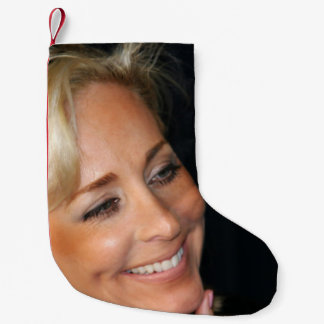 Petite Chaussette De Noël Sourire blond de femme