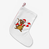 Petite Chaussette De Noël Souris de Noël (Devant (Accrochage))