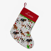 Petite Chaussette De Noël Spaniel de Christmas (Devant (Accrochage))
