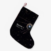 Petite Chaussette De Noël Spoutnik 1 Satellite terrestre (Devant (Accrochage))