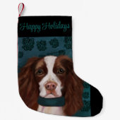 Petite Chaussette De Noël Springer Spaniel Anglais       (Devant)