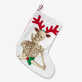 Petite Chaussette De Noël squelette de rennes de noël (Devant (Accrochage))