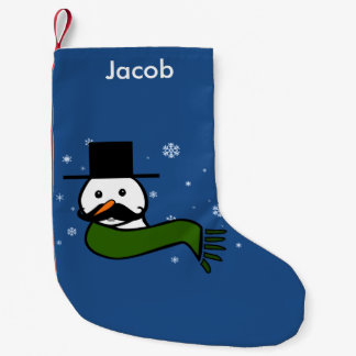 Petite Chaussette De Noël Stachy le bonhomme de neige