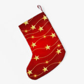 Petite Chaussette De Noël Star Adored Ruby Motif rouge (Dos (Accrochage))