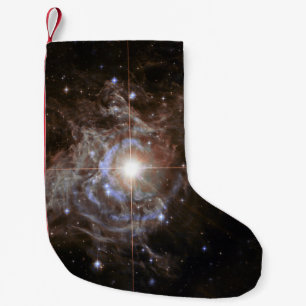 Petite Chaussette De Noël Star cosmique Wreath Holiday